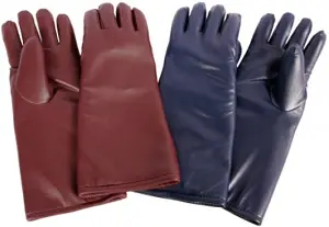 Guantes Plomados Flexibles, Vinilo, Azul Marino