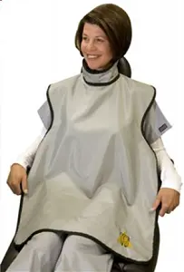 Delantal plomado con cuello tiroide DENTAL adulto