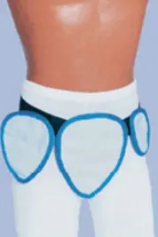 [SHI-822-BBV] Protector gonadal Set de 4: 2/Sm., Med., Lg. y 1 cinturón Marca Shielding